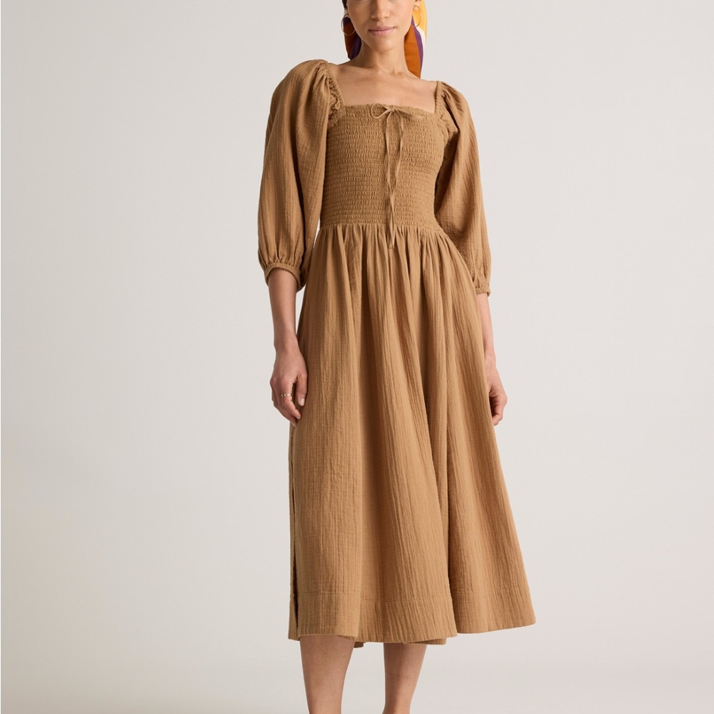 Quince Brown Maxi Dress